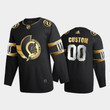 Men's Ottawa Senators Custom #00 2020-21  Golden Black Limited Edition Jersey
