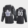 Men's Toronto Maple Leafs Custom #00 2020 NHL All-Star Game  Gray Jersey