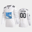 Men's New York Rangers Custom #00 2020 NHL All-Star Game  White Jersey