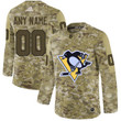 Pittsburgh Penguins Camo Men's Customized  Jersey