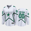 Youth's Dallas Stars Custom #00 Special Edition White 2021 Jersey