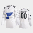 Men's St. Louis Blues Custom #00 2020 NHL All-Star Game  White Jersey