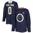 Youth  St. Louis Blues Customized  Blue Practice Jersey