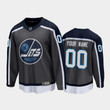 Men's Winnipeg Jets Custom #00 Special Edition Gray 2021 Jersey
