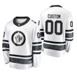 Winnipeg Jets Custom #00 2019 NHL All-Star Replica Player White Jersey Mens