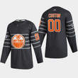 Youth's Edmonton Oilers Custom #00 2020 NHL All-Star Game Gray  Jersey