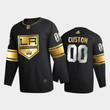 Custom LA Kings Jersey, Los Angeles Kings Custom #00 2020-21 2021 Golden Edition Black Limited  Jersey