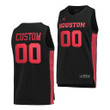 Houston Cougars Custom #00 Black Commemorative Classic Jersey Basketball