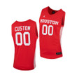 Houston Cougars Custom Red 2020-21 Replica College Basketball Jersey - Youth