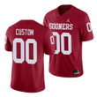 Oklahoma Sooners Custom 00 Crimson Alumni Game Jersey Men's