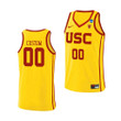 Men's USC Trojans Custom Yellow 2021 March Madness Sweet 16 Alternate Jersey