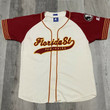 Vintage Florida State Seminoles 90s White Starter Button Up Baseball Jersey Men