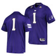 Washington Huskies Custom 1 Purple College Football Premier Jersey Men