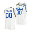 Youth UCLA Bruins Custom 2021 March Madness PAC-12 White Stand Together Jersey Honor John R. Wooden