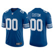 Custom Nfl Jersey, Youth Indianapolis Colts Custom 2021 Throwback Vapor Limited Jersey - Royal
