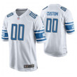 Custom Nfl Jersey, Detroit Lions White Game Customized Jersey - Youth