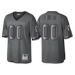 Custom Nfl Jersey, Youth New York Giants #00 Custom Charcoal Throwback Retired Player Metal Legacy Jersey