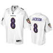 Baltimore Ravens Lamar Jackson White Pro Line Jersey - Men's