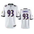 Baltimore Ravens Calais Campbell White Game Jersey - Youth