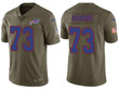 Dion Dawkins Buffalo Bills Olive 2017 Salute to Service Vapor Untouchable Limited Jersey