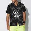 Goat Satan Hawaiian Shirt, Cool Goat Shirt For Adults, Goat Print Shirt