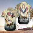 Personalized Name Christian One Nation Under God EZ30 0403 Custom Hawaiian Shirt