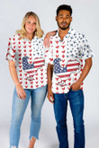 Rooster American Flag V2 Hawaiian Shirt