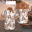 Personalized Peace Love Basset Hound EZ03 2811 Custom Hawaiian Shirt
