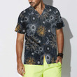 Moon And Sun Hawaiian Shirt, Space Themed Shirt, Planet Button Up Shirt For Adults