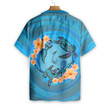 Marquesas Islands Blue Plumeria Animal Tattoo EZ05 0207 Hawaiian Shirt
