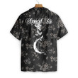 Seamless Floral Blessed Be Rose Moon Wicca EZ20 1812 Hawaiian Shirt