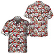 Santa Reindeer And Snowman Hawaiian Shirt, Funny Christmas Shirt For Men, Best Xmas Gift Idea