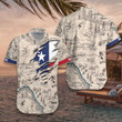 Texas State Map Hawaiian Shirt, Unique Texas Shirt For Texas Lovers