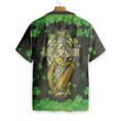The Celtic Cross Harp Irish Skull Leprechaun EZ12 1301 Hawaiian Shirt