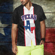 Patriotic Texas Map Hawaiian Shirt, Texas Flag Pattern State Of Texas Map Shirt, Proud Texas Shirt For Men