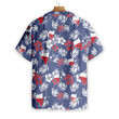 Texas Flag Tropical Seamless Pattern USA Hawaiian Shirt