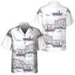 Venice Boat Hawaiian Shirt, Short Sleeve Sailboat Shirt, Unique Nautical Shirt
