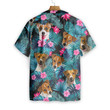 Tropical Jack Russell Terrier EZ08 0207 Hawaiian Shirt