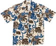 Groovy Jungle Blue Hawaiian Shirt