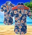 Oklahoma City Thunder Hawaii Fit Body Shirt Summer Button Up Shirt For Men Beach Wear Short Sleeve Hawaii Shirt