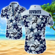 Nfl Dallas Cowboys Hawaiian Shirt Summer Button Up Shirt For Men Beach Wear Short Sleeve Hawaii Shirt