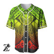 Hawaii Polynesian Reggae Kanaka Maoli Map Baseball Jersey | Colorful | Adult Unisex | S - 5XL Full Size - Baseball Jersey LF