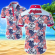 Cleveland Guardians Hawaiian Shirt Summer Button Up Shirt For Men Beach Wear Short Sleeve Hawaii Shirt