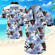 Maine Black Bears Hawaiian Shirt Summer Button Up Shirt For Men Beach Wear Short Sleeve Hawaii Shirt