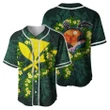 Polynesian Hawaii Ti Leaf Lei Turtle Baseball Jersey | Colorful | Adult Unisex | S - 5XL Full Size - Baseball Jersey LF