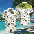 Baby Yoda Hawaiian Shirt White Men Women Beach Wear Short Sleeve Hawaii Shirt