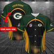 NFL Green Bay Packers Baseball Shirt - Baseball Jersey LF