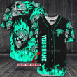 Atlanta Falcons Skull Fire Baseball Shirt - Baseball Jersey LF