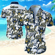 California Golden Bears Hawaiian Shirt Summer Button Up Shirt For Men Beach Wear Short Sleeve Hawaii Shirt