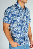 Georgia Southern Hibiscus Camp Shirt | Georgia Southern University Hawaiian Shirt